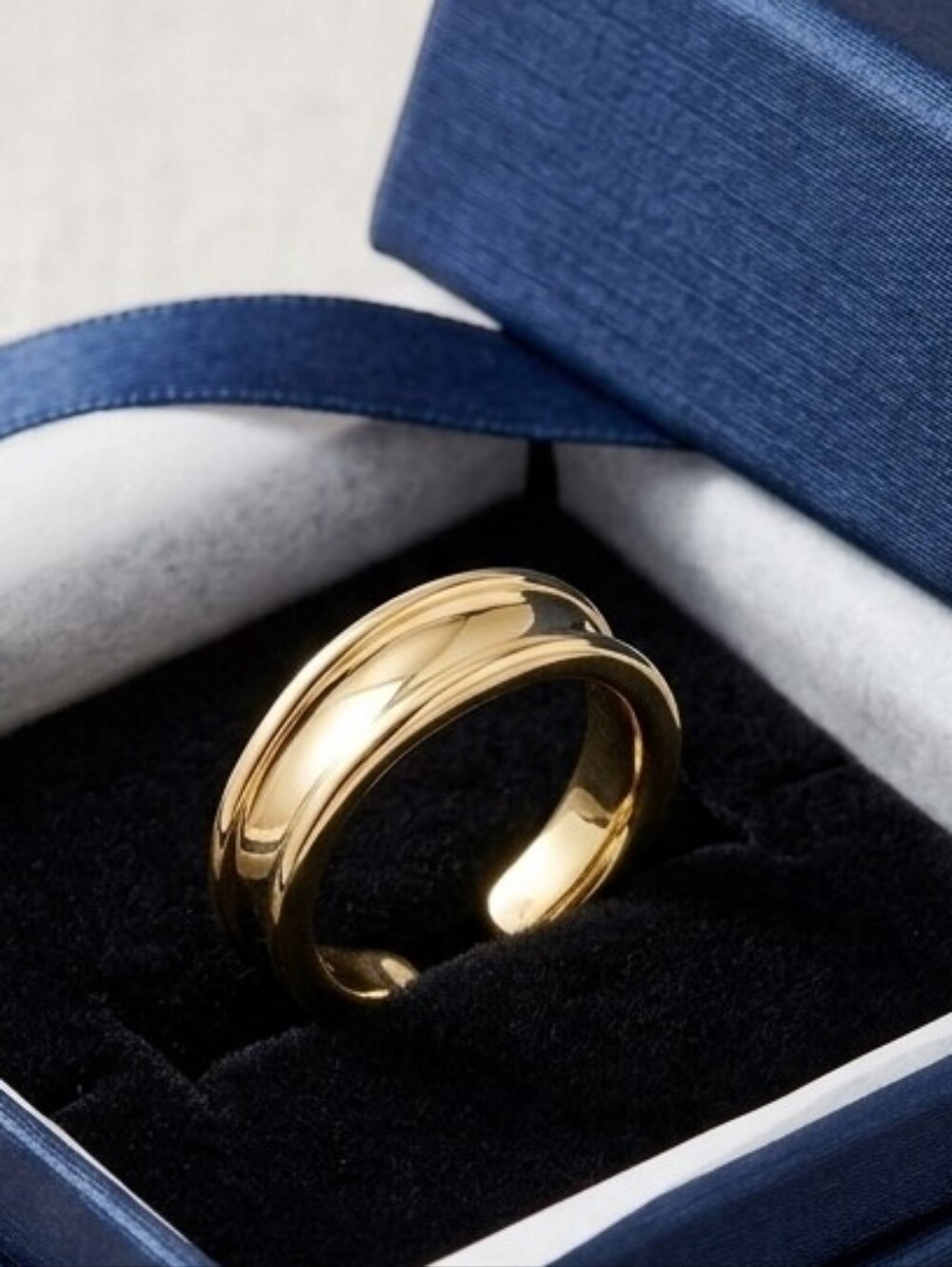 925 Silver Gold Free Form Minimalist Ring
